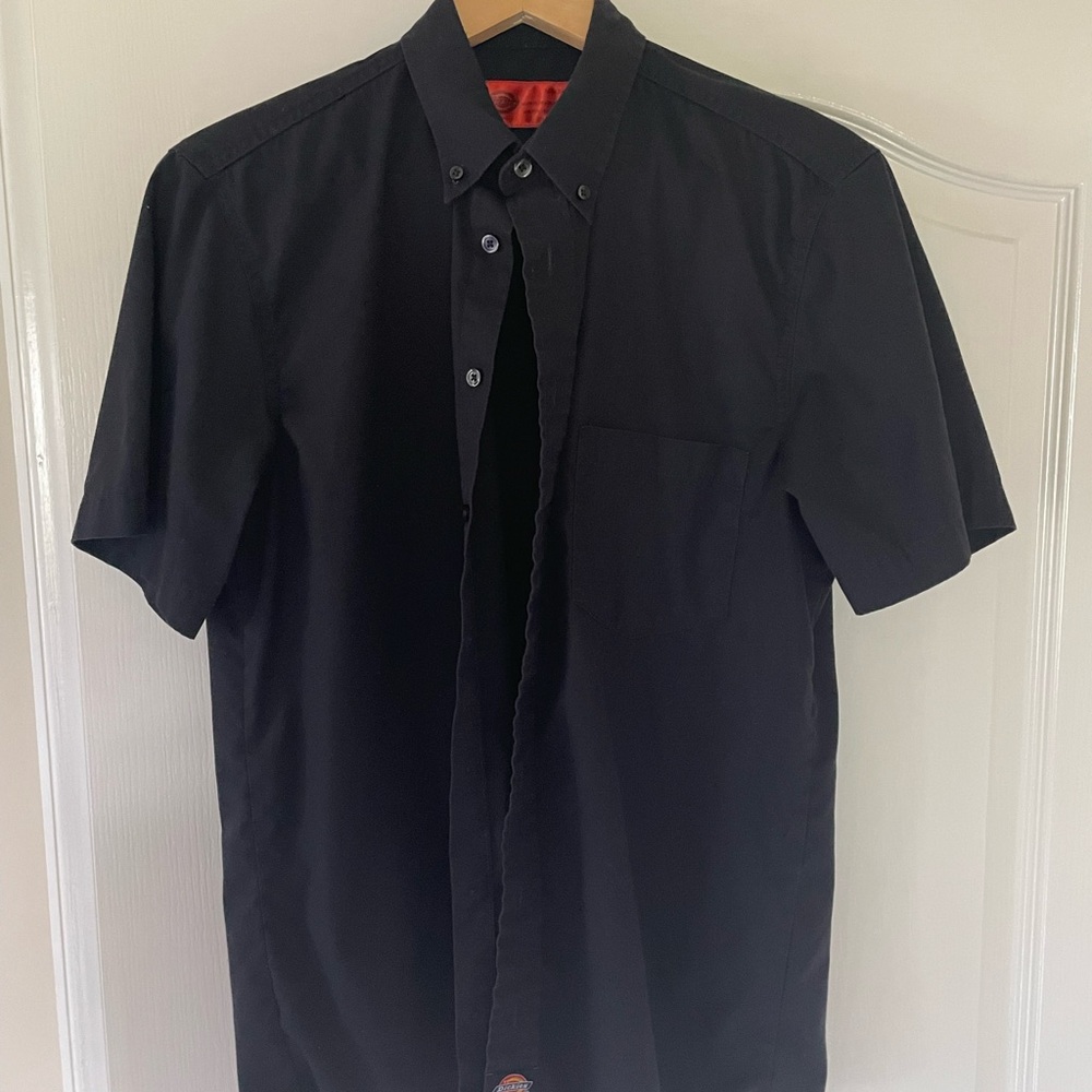 Dickies Black Short Sleeve Casual Shirt